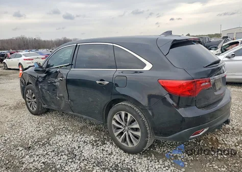 2015 Acura Mdx Technology z USA, uszkodzony, nr VIN 5FRYD4H60FB002301